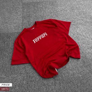 Alternative view of Cherry red Ferrari
