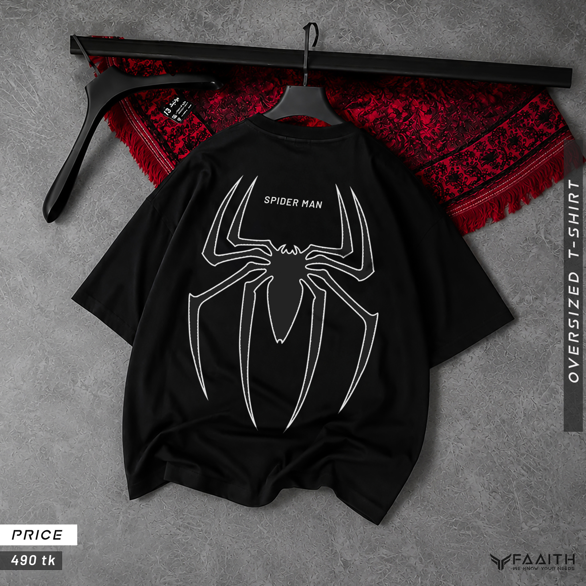 Black brand new spider